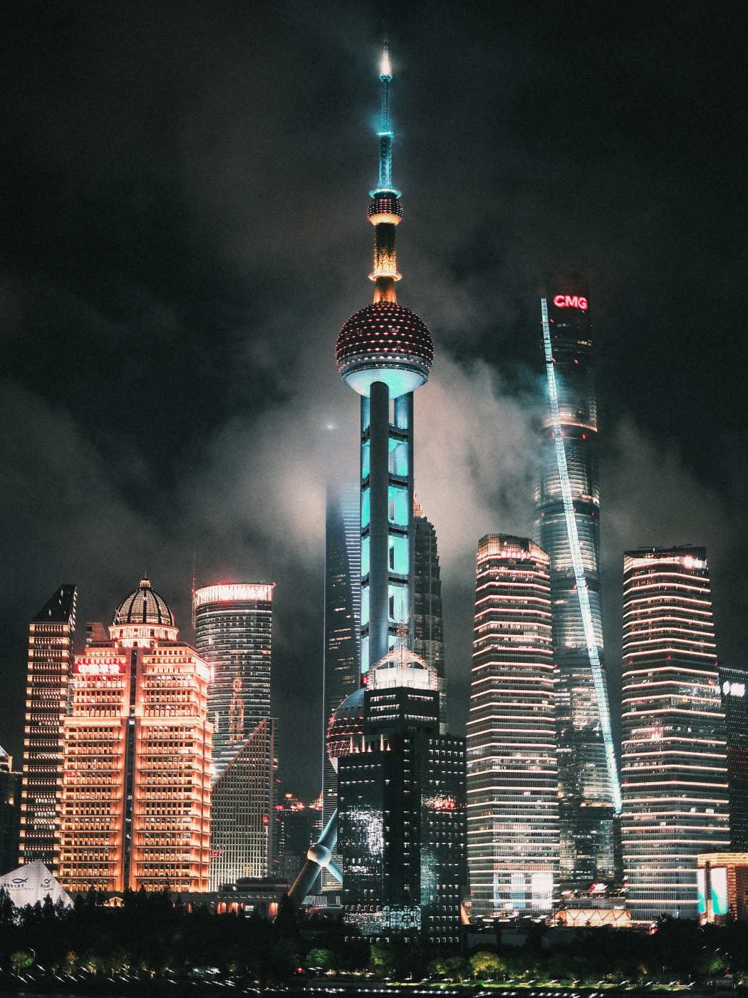 东方明珠夜景
